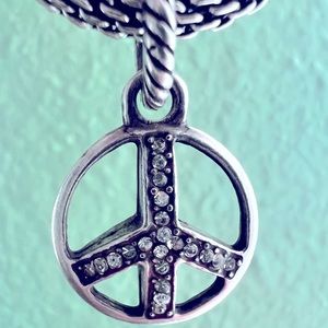 Brighton Peace Sign Charm